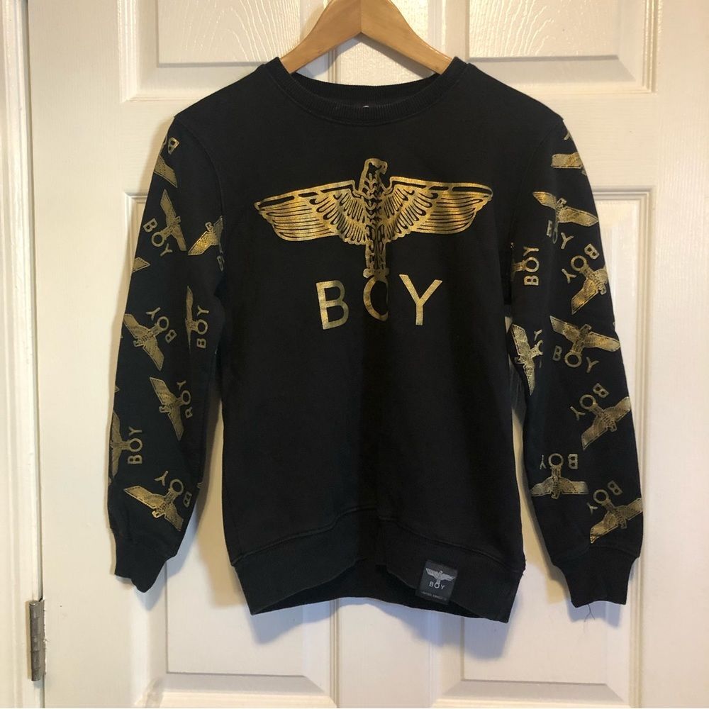 Boy London Eagle kids sweatshirt black size S
